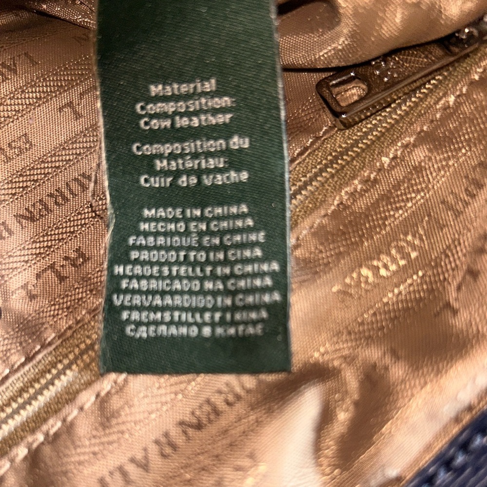 Ralph Lauren Navy Tote - Picture 8 of 8